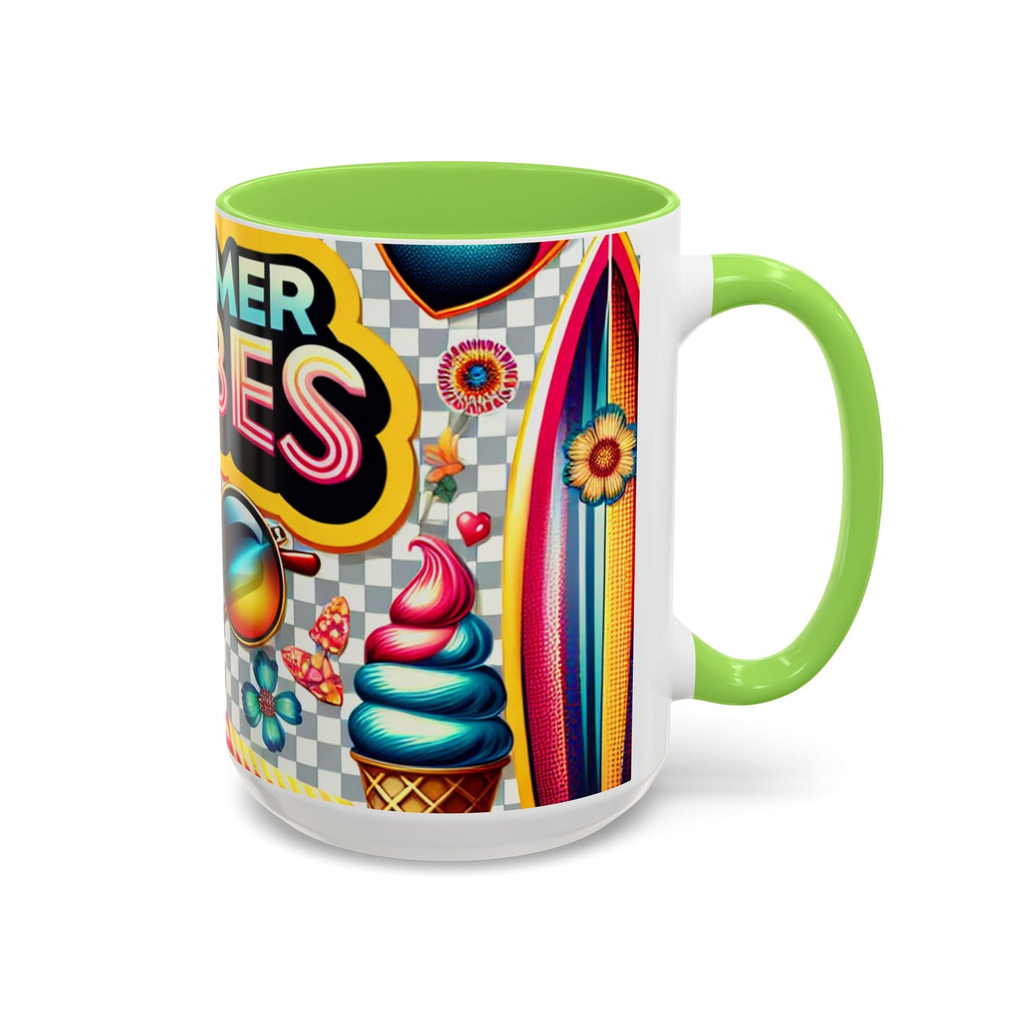 colorful summer vibes mug | vibrant design for your morning coffee