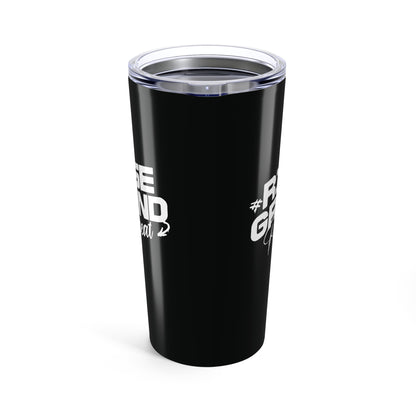 Tumbler 20oz - Rise, Grind, Repeat - Hustle Daily Motivation