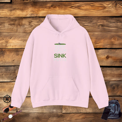 Men & Women Golf Sweatshirt: Keep Calm & Sink Putts. Unisex Sweatshirt.