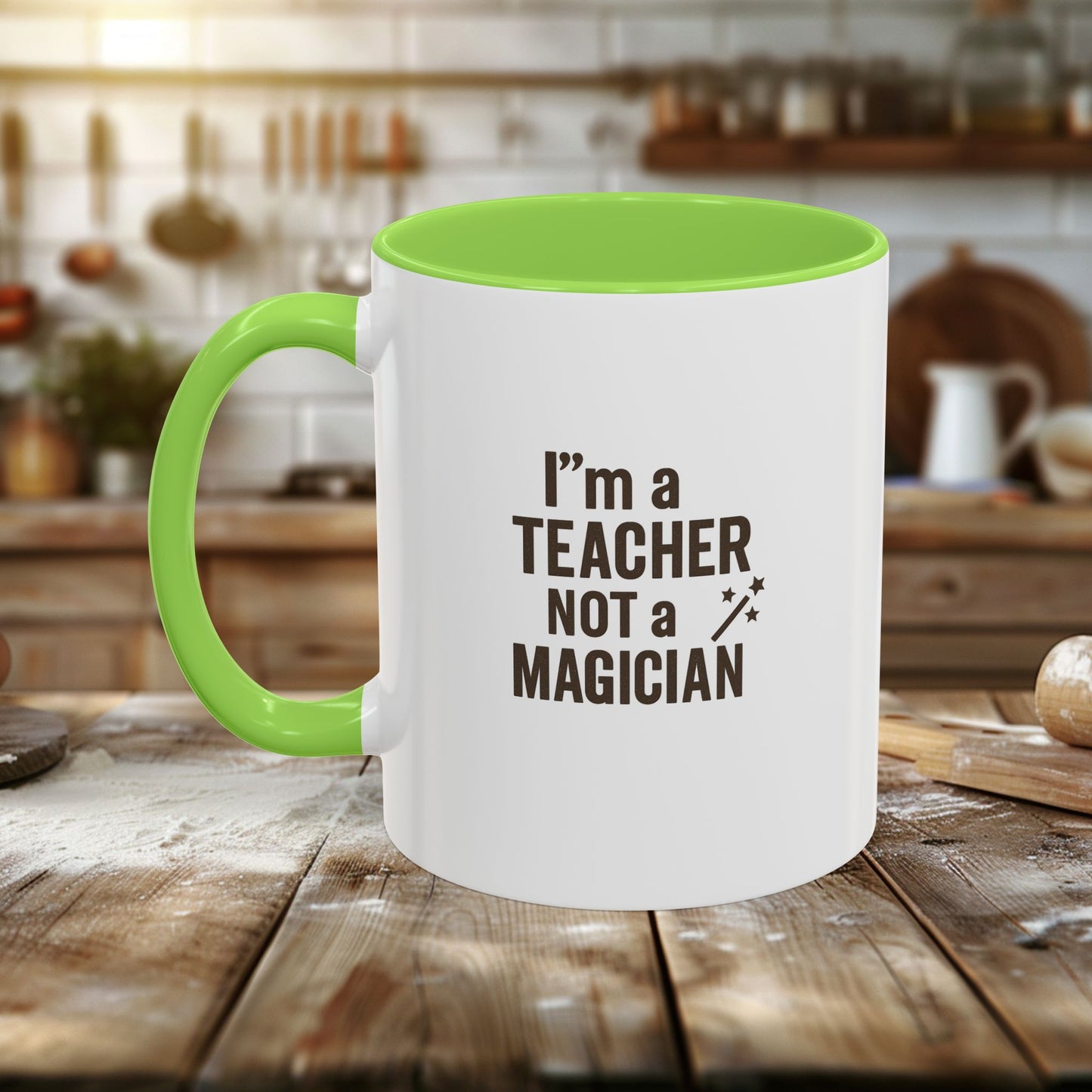 colorful teacher mug - perfect gift for educators. teachers with attitude.