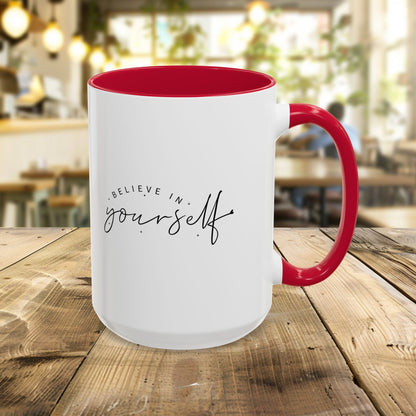 Colorful Inspirational Mug - Believe in Yourself