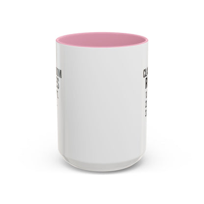 Colorful Classroom Rules Mug - Perfect for Teachers and Students. Teachers with attitude.