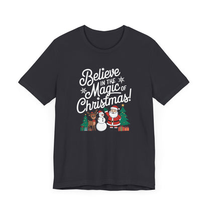 Men & Women Christmas T-Shirt. Magic of Christmas. Unisex Christmas T-Shirt.