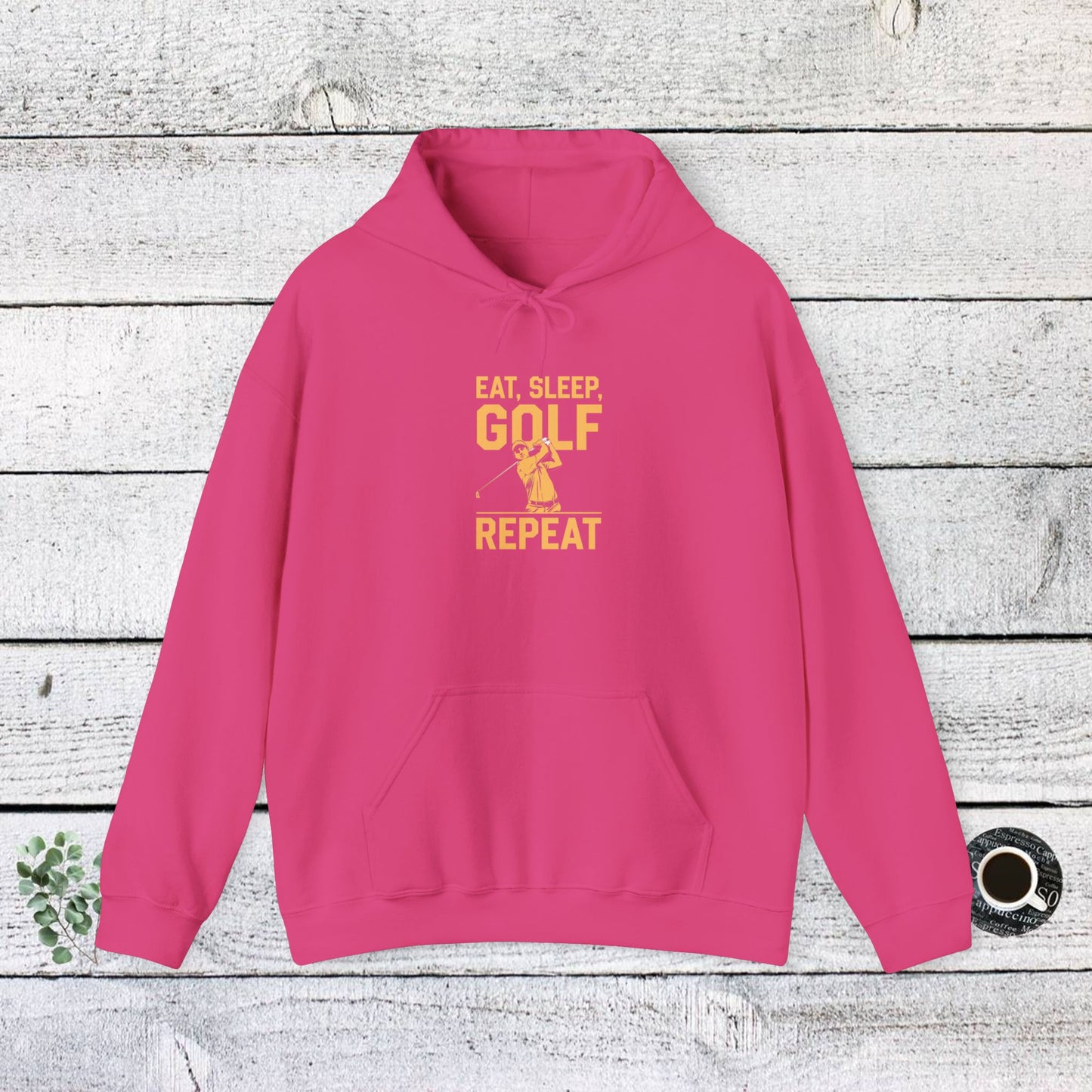 men & women golf sweatshirt: eat, sleep, golf repeat. unisex golf sweatshirt: