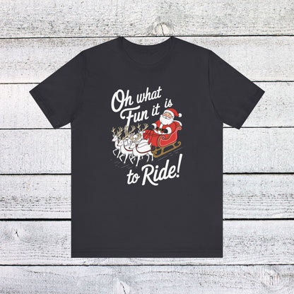 Men & Women Christmas T-Shirt. Christmas Fun! Unisex Christmas T-Shirt.