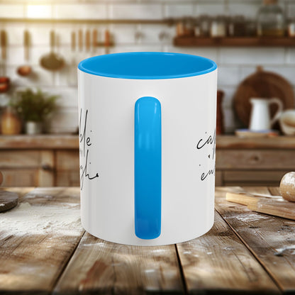 Colorful Mugs (11oz, 15oz) - Capable, Worth, Enough - Empowerment Words