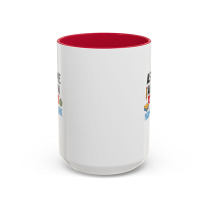 Colorful 'Ask Me Again, It's Homework' Mug - Perfect for Students. Teachers with Attitude.