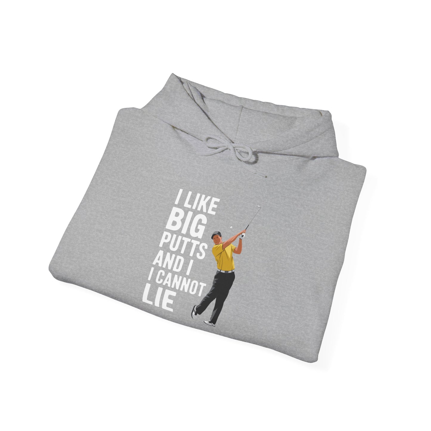 men & women golf sweatshirt: i like big putts and i cannot lie. unisex golf sweatshirt