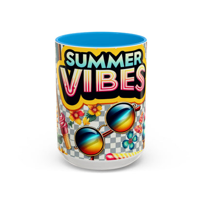 Colorful Summer Vibes Mug | Vibrant Design for Your Morning Coffee