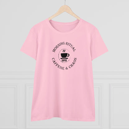 Womens T-Shirt - Caffeine and Chaos