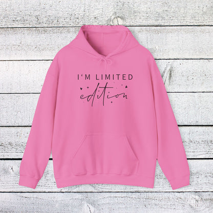Unisex Heavy Blend™ Hooded Sweatshirt - I’m Limited Edition - Unique Confidence Quote