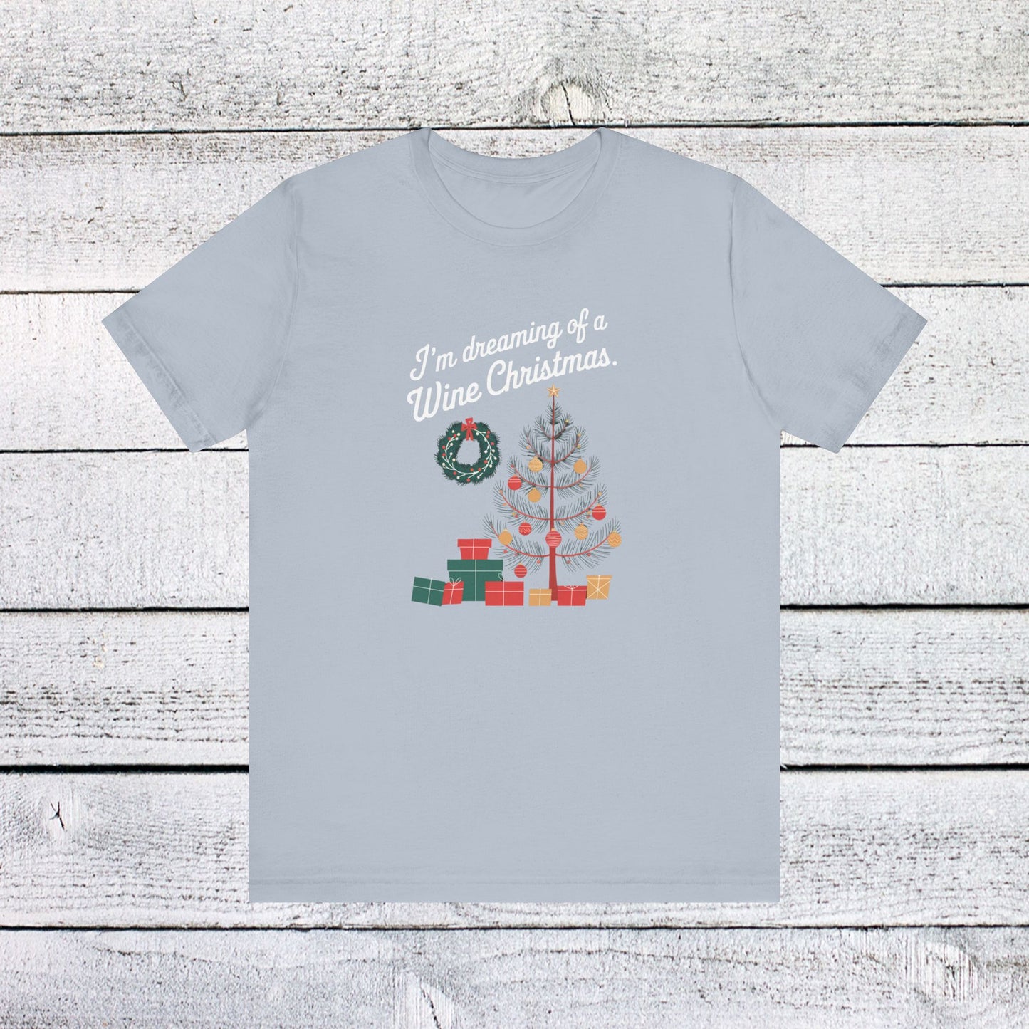 men & women christmas t-shirt. wine christmas! unisex christmas t-shirt.