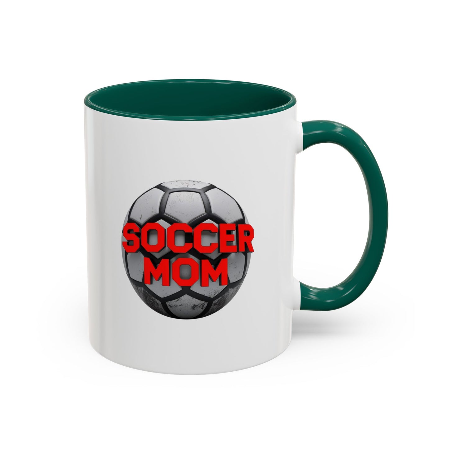 colorful soccer mom mug - perfect gift for sports enthusiasts