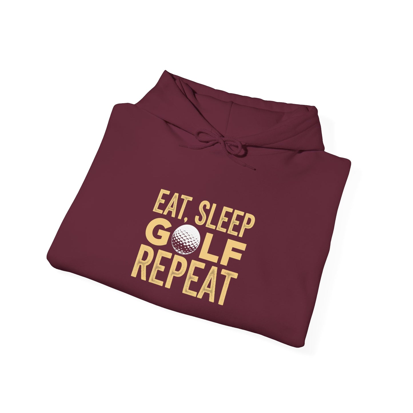 men & women golf sweatshirt: eat, sleep, golf, repeat. unisex golf sweatshirt: