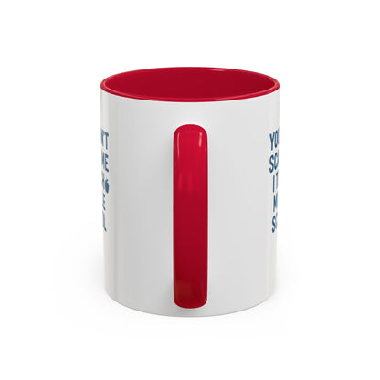 Funny Middle School Teacher Mug - You Can't Scare Me. Teachers with Attitude.
