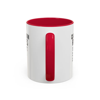 Colorful Classroom Rules Mug - Perfect for Teachers and Students. Teachers with attitude.
