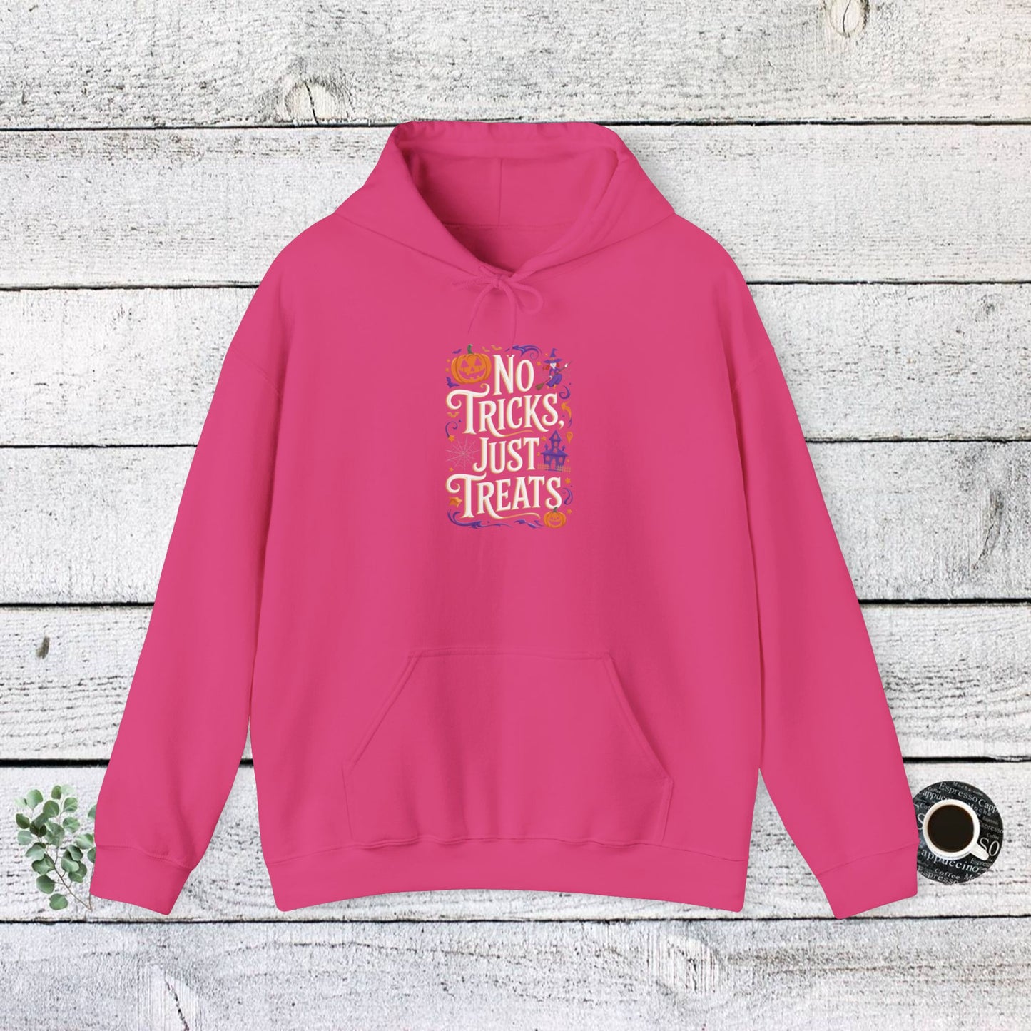 unisex hoodie - halloween hoodie -no tricks just treats!