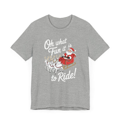 Men & Women Christmas T-Shirt. Christmas Fun! Unisex Christmas T-Shirt.