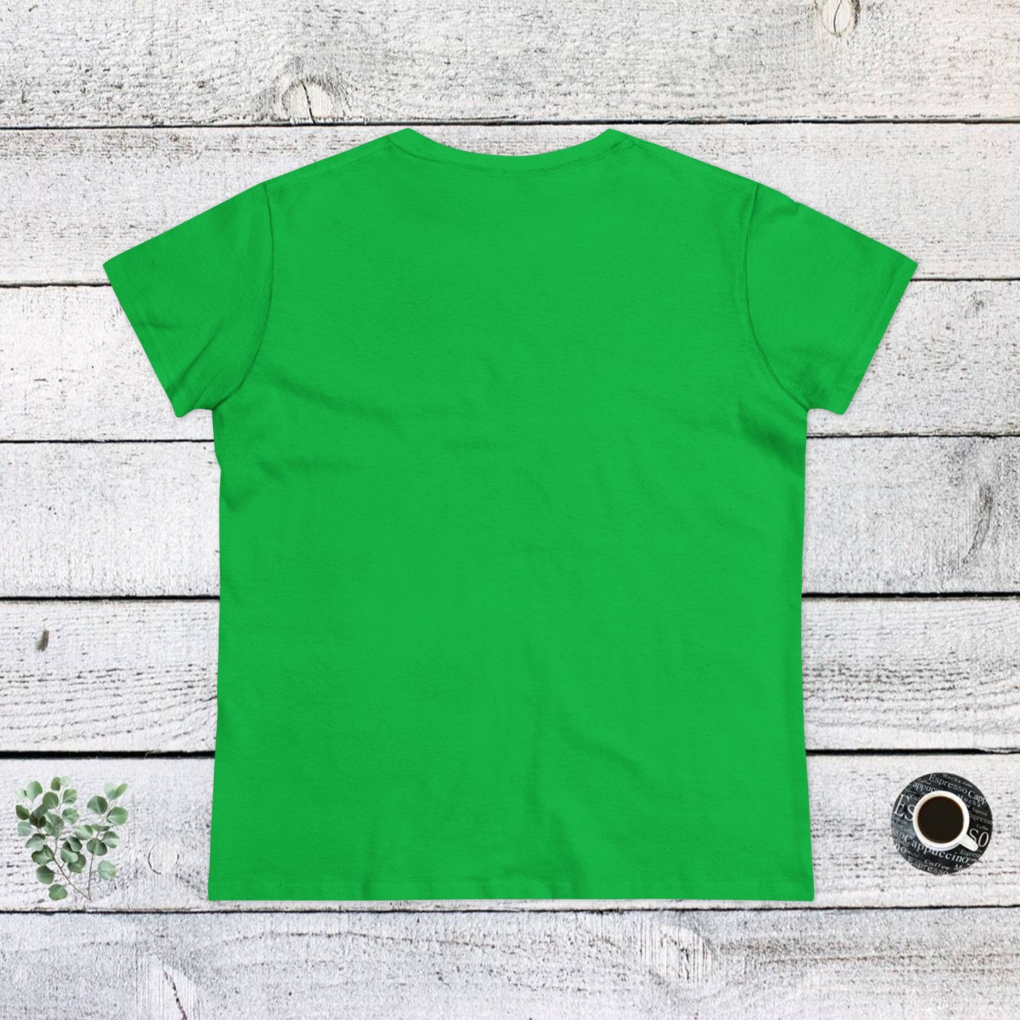 women's midweight cotton tee - live is ruff, but dogs make it better | funny dog lover gift | cute pet quote design