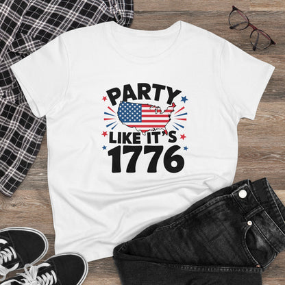 Women's T-Shirt, Women's Tee, Funny Gift, Party Like its 1776!