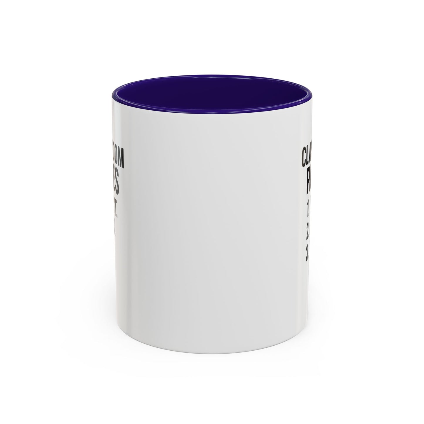 colorful classroom rules mug - perfect for teachers and students. teachers with attitude.