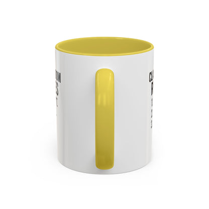 Colorful Classroom Rules Mug - Perfect for Teachers and Students. Teachers with attitude.