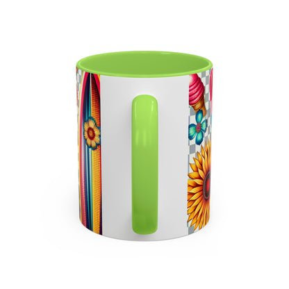 Colorful Summer Vibes Mug | Vibrant Design for Your Morning Coffee