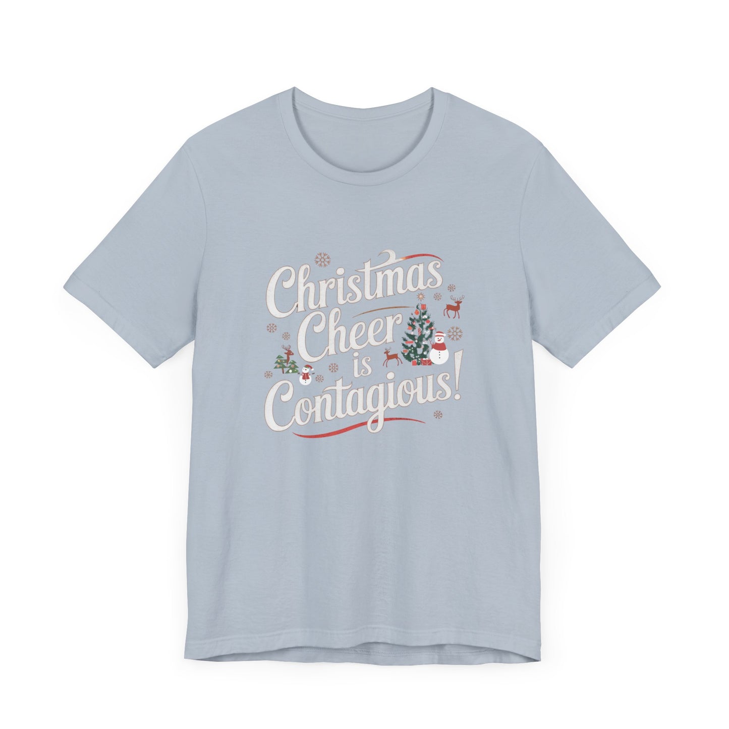 men & women christmas t-shirt. christmas cheer. unisex christmas t-shirt.