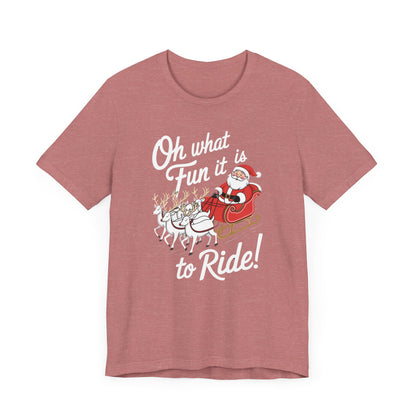 Men & Women Christmas T-Shirt. Christmas Fun! Unisex Christmas T-Shirt.