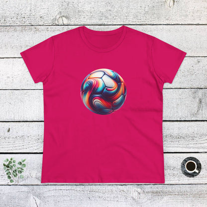 Stylish Women's Cotton Tee for Sports Enthusiasts