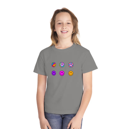 Youth T-Shirt - Smiley Faces