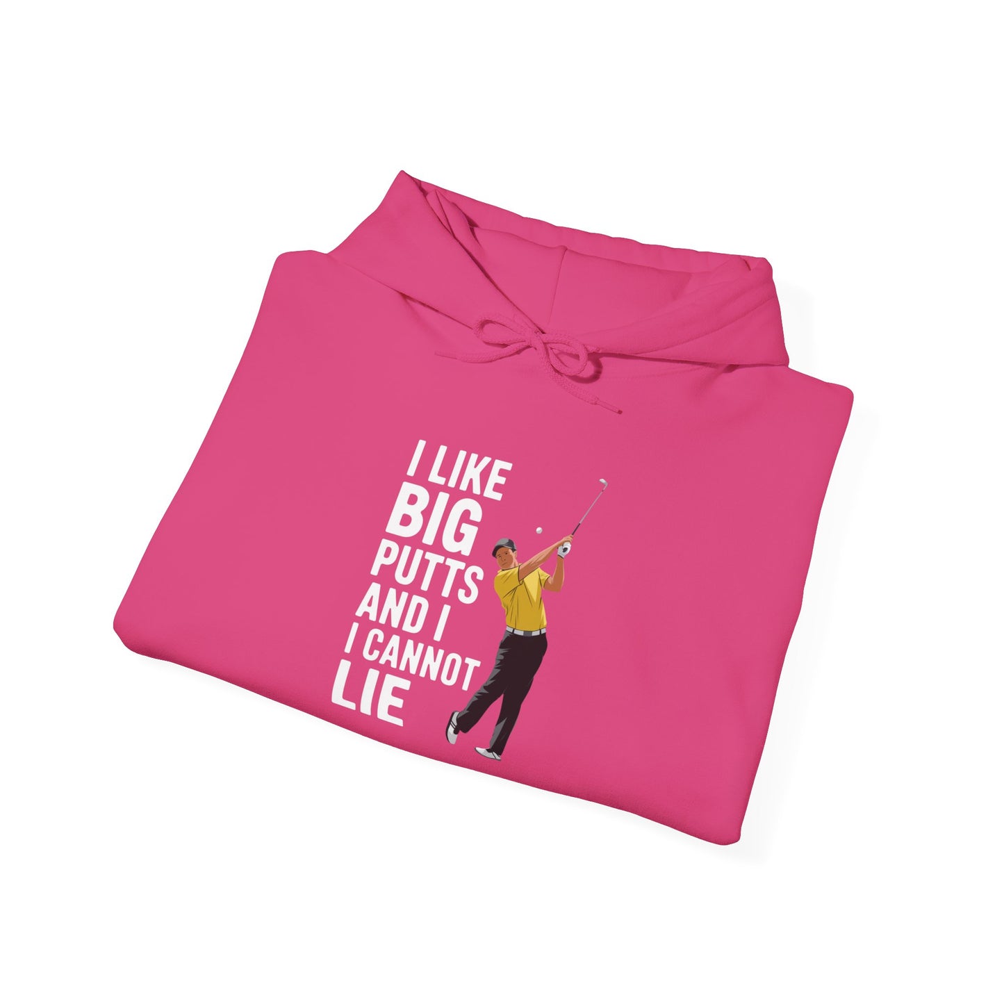 men & women golf sweatshirt: i like big putts and i cannot lie. unisex golf sweatshirt