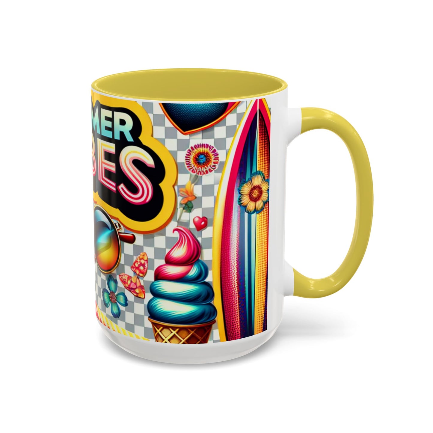 colorful summer vibes mug | vibrant design for your morning coffee