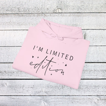 Unisex Heavy Blend™ Hooded Sweatshirt - I’m Limited Edition - Unique Confidence Quote