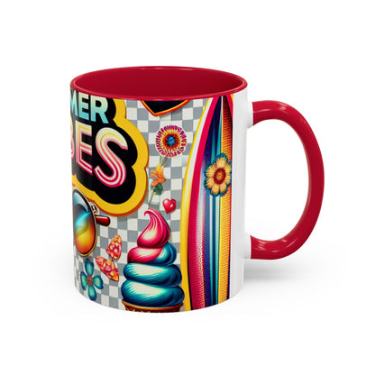Colorful Summer Vibes Mug | Vibrant Design for Your Morning Coffee