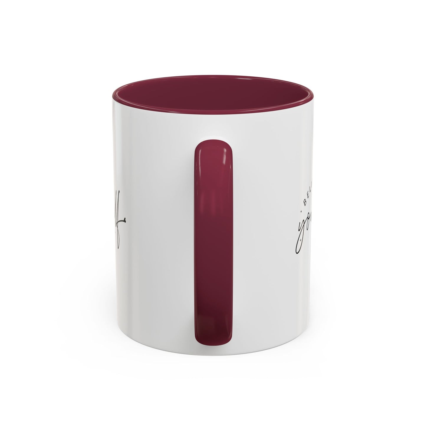colorful inspirational mug - believe in yourself