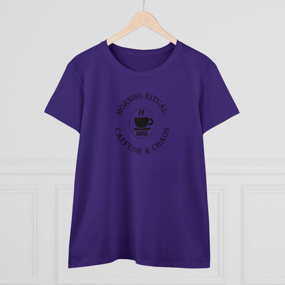 Womens T-Shirt - Caffeine and Chaos