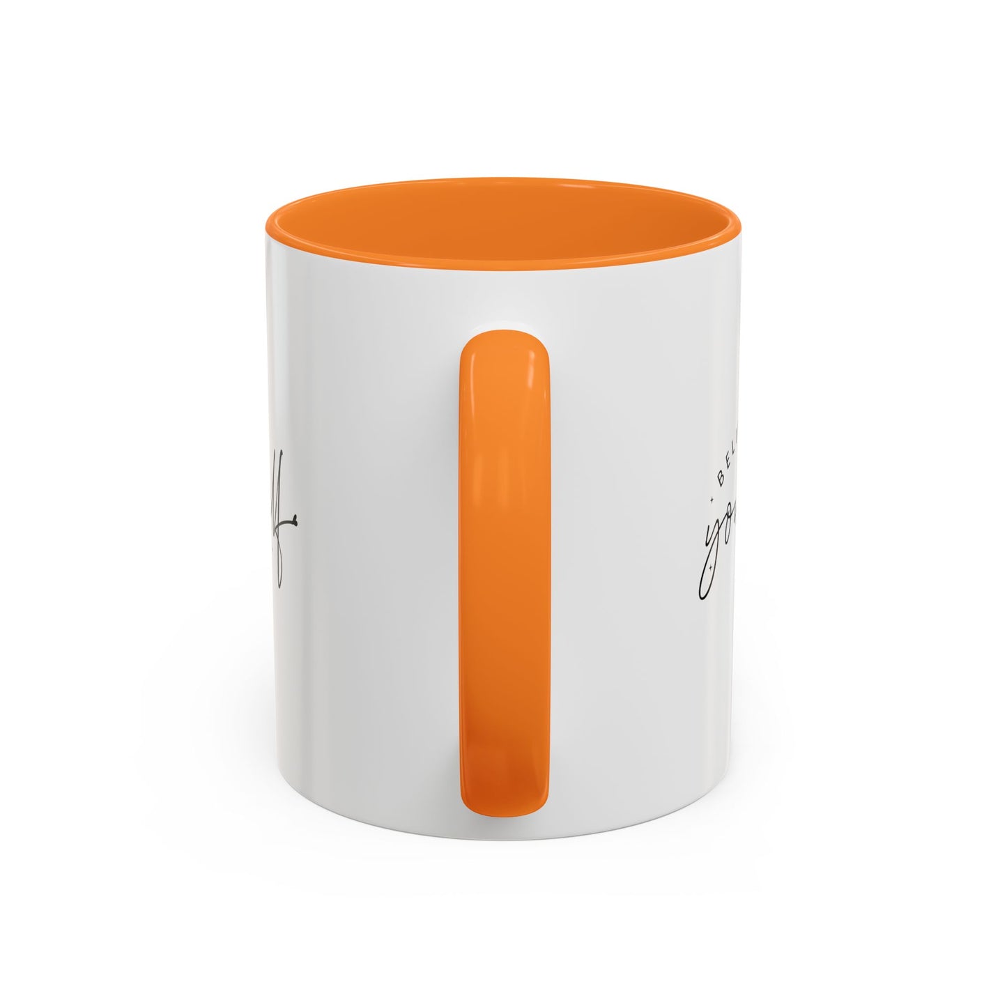 colorful inspirational mug - believe in yourself