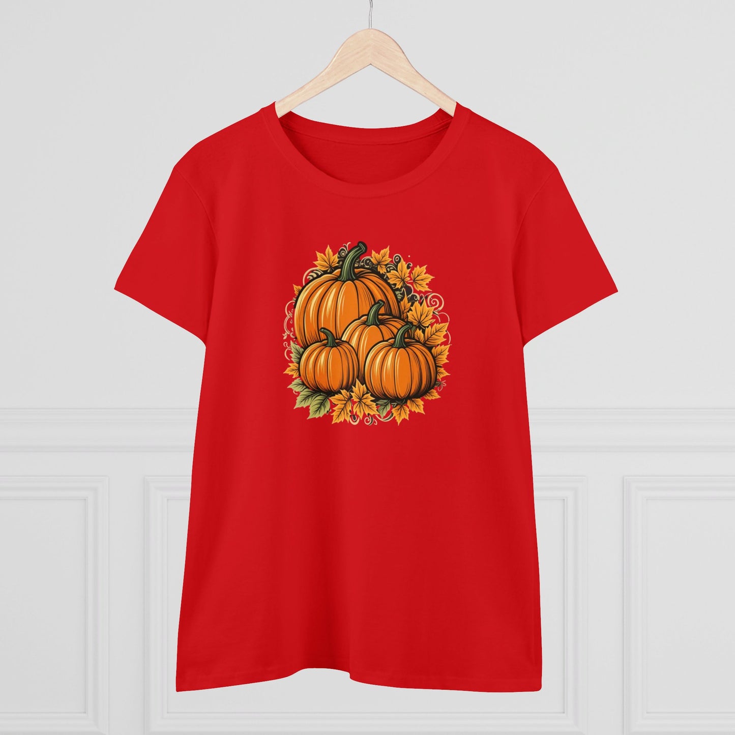 womens t-shirt - pumpkins