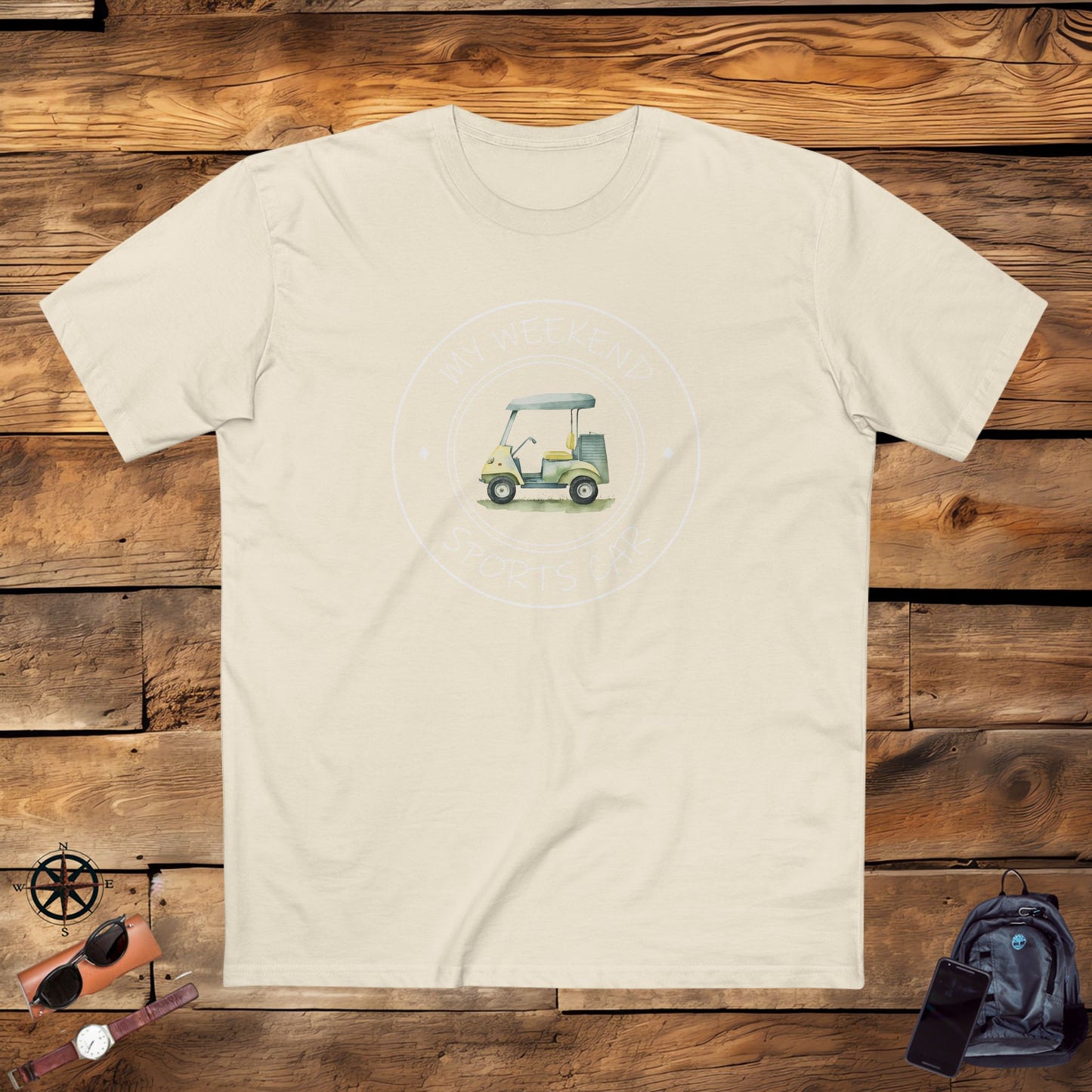 men's t-shirt - my weekend sports car