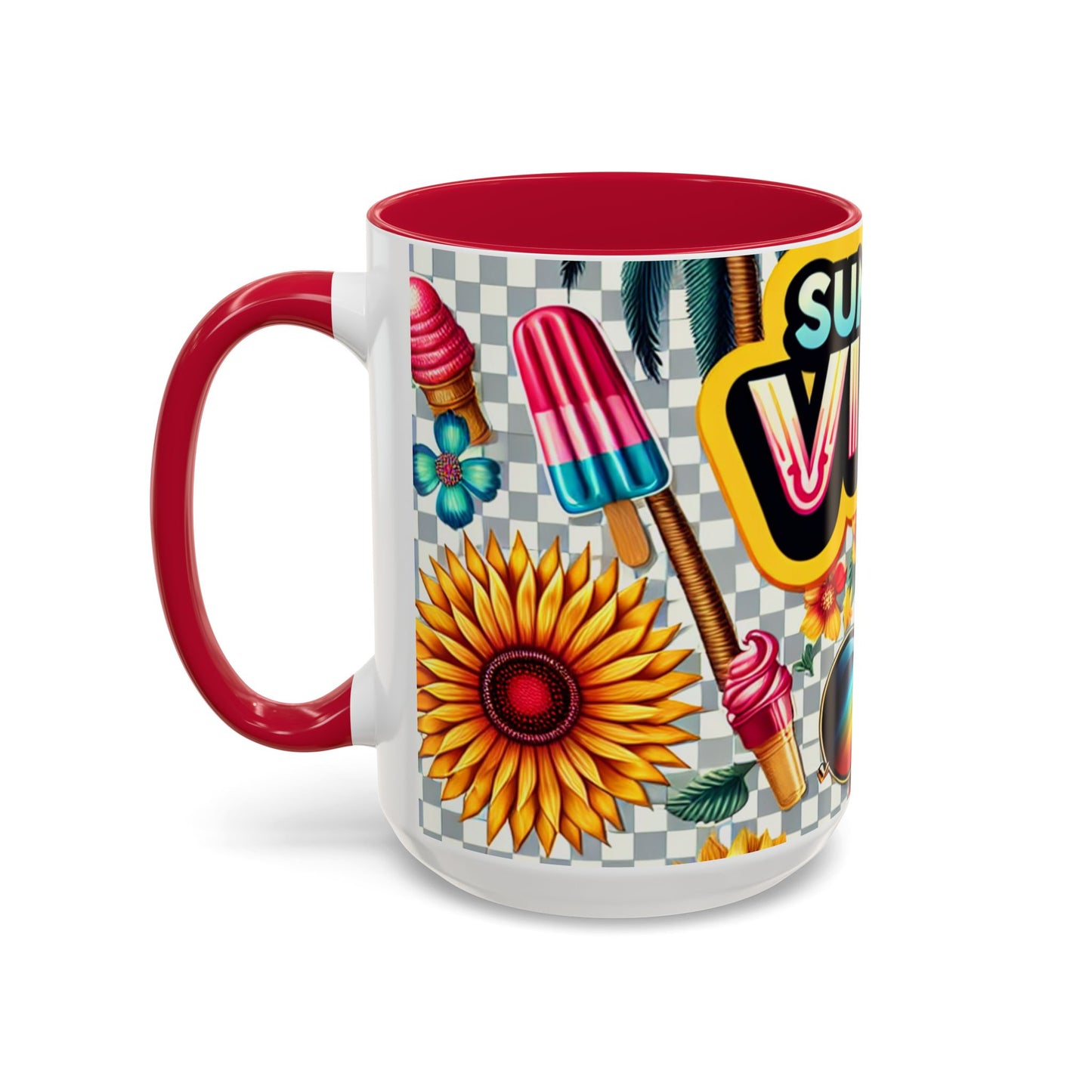 colorful summer vibes mug | vibrant design for your morning coffee
