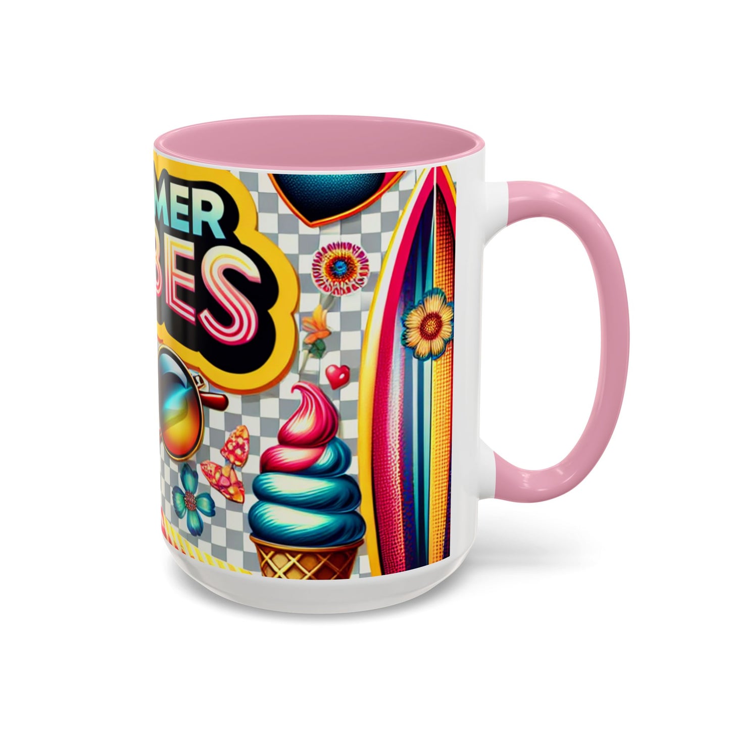 colorful summer vibes mug | vibrant design for your morning coffee