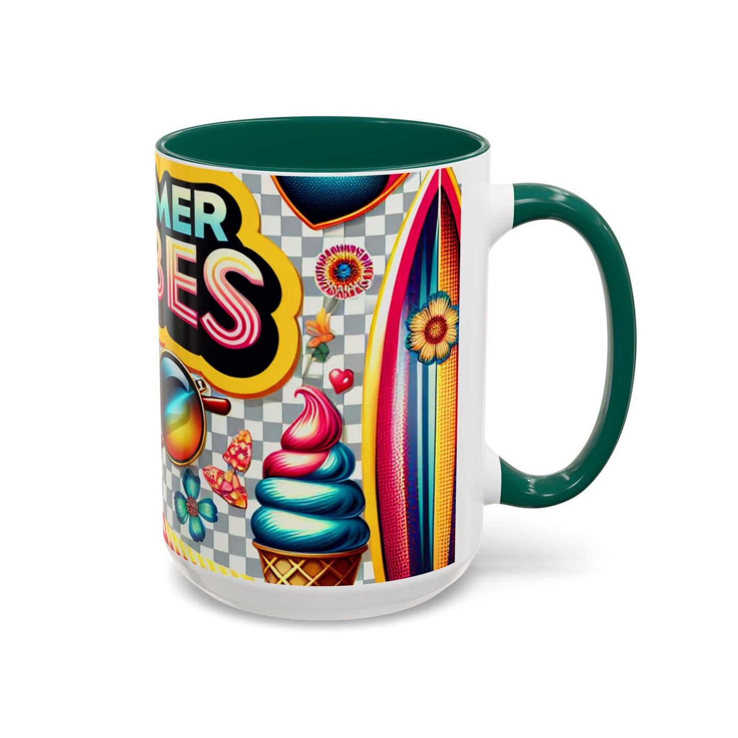 colorful summer vibes mug | vibrant design for your morning coffee