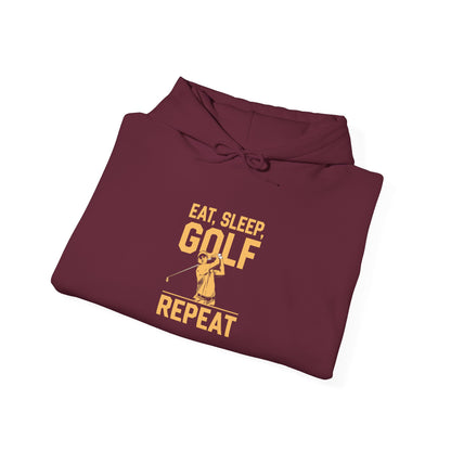 Men & Women Golf Sweatshirt: Eat, Sleep, Golf Repeat. Unisex Golf Sweatshirt: