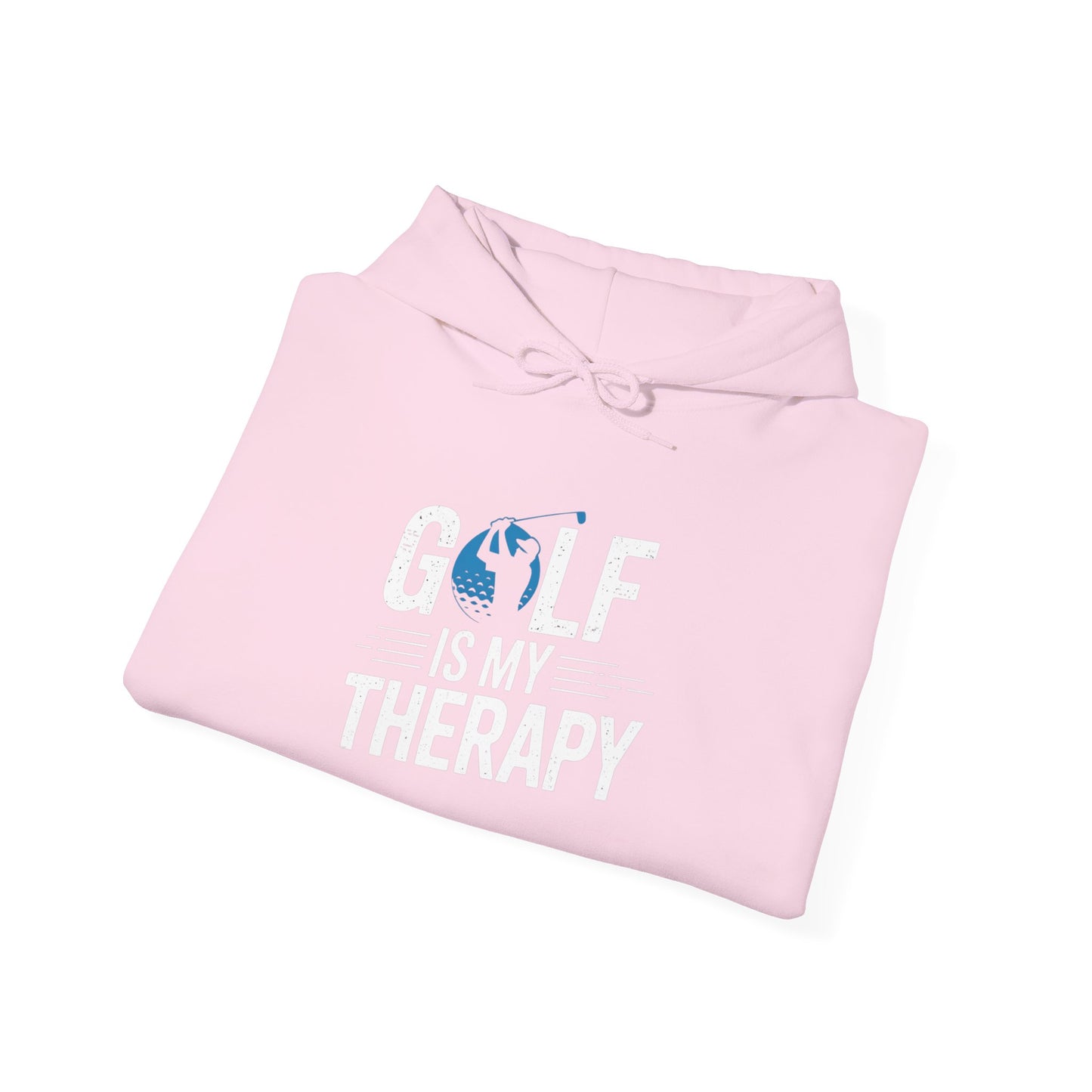 men & women golf sweatshirt: golf is my therapy(2): unisex sweatshirt: