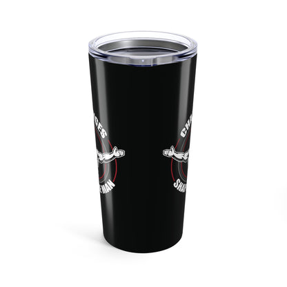 Tumbler 20oz - Challenges Shape the Man - Grit and Growth Quote