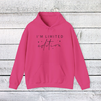 Unisex Heavy Blend™ Hooded Sweatshirt - I’m Limited Edition - Unique Confidence Quote