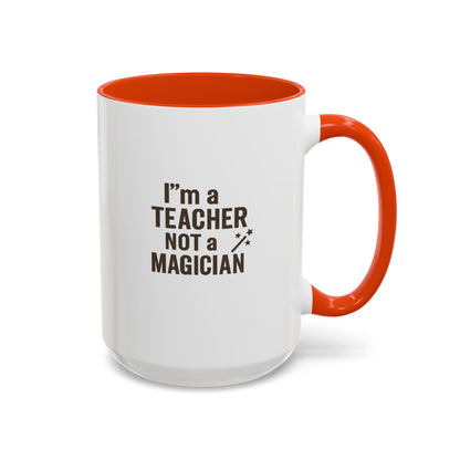 Colorful Teacher Mug - Perfect Gift for Educators. Teachers with Attitude.