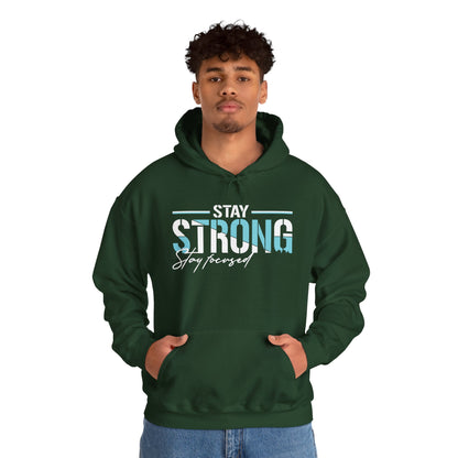 Unisex Heavy Blend™ Hooded Sweatshirt - Stay Strong - Simple Motivation Design