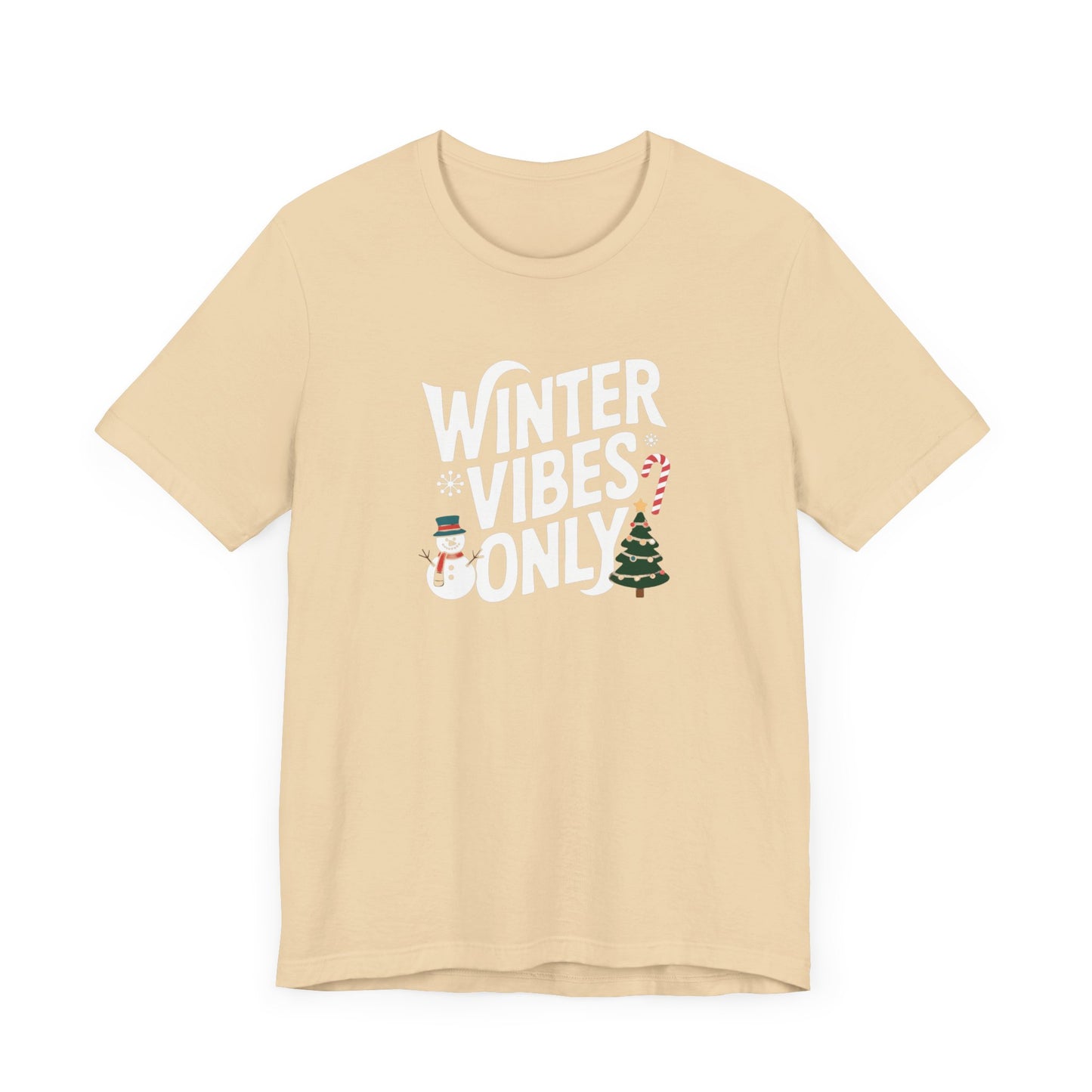 men & women christmas t-shirt. winter vibes. unisex christmas t-shirt.